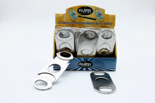 FUJIMA 64 GUAGE STAINLESS STEEL CIGAR CUTTER | 24CT