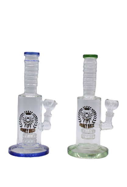 10" WRINKLE NECK HONEY BUZZ WATER PIPE