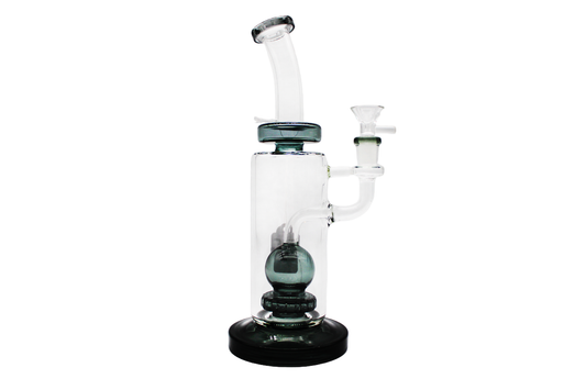 10" FEMALE GLASS CLEAR WATER PIPE