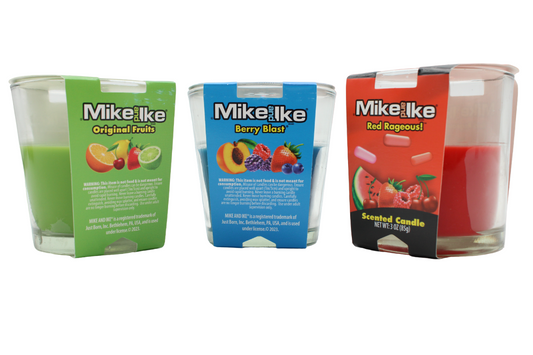 MIKE & IKE | SCENTED CANDLES | 3 OZ