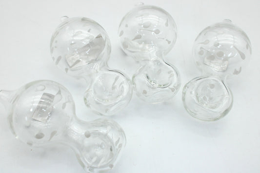 Clear Fat Belly Hand Pipe for Smooth Smoking Sessions | Premium Glass Pipe