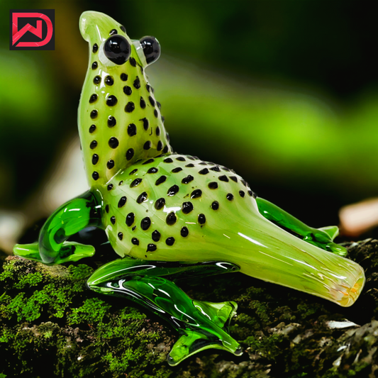 5" HOP-TASTIC AMPHIBIAN HAND PIPE | LIMITED EDITION | 1CT