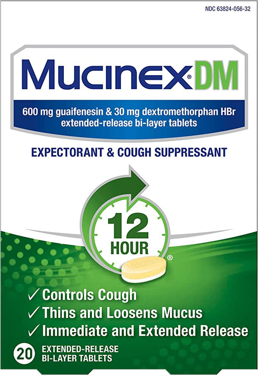 MUCINEX DM 20CT
