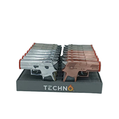 TECHNO TORCH 9MM PISTOL LIGHTER | 18 CT