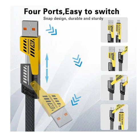POWER UP 4 IN 1 CABLE | FAST CHARGER