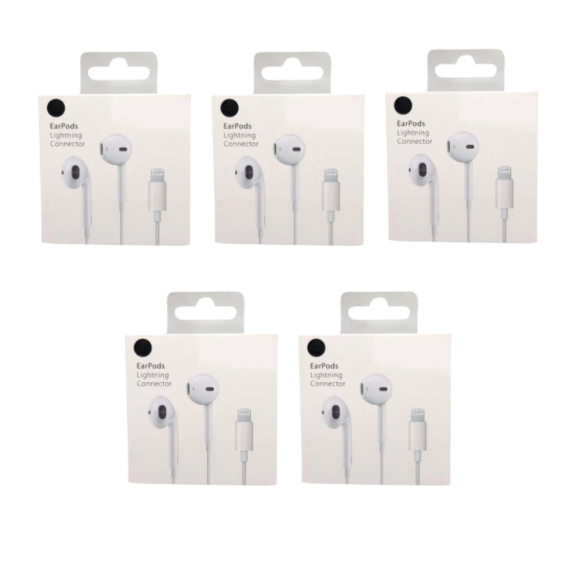 EARPODS WIRED LIGHTNING CONNECTOR | 5 COUNT