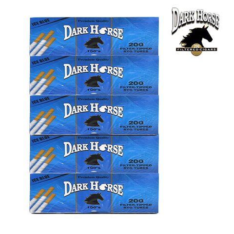 DARK HORSE CIGARETTE FILTER TUBES 100'S| 5 COUNT SLEEVE