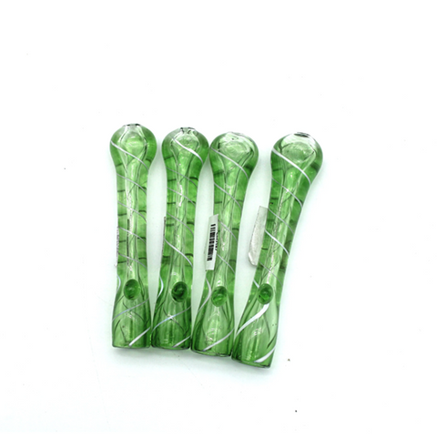 4" SPIRAL FLAT MOUTH CHILLUM | 1 CT