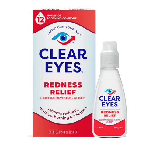 CLEAR EYES REDNESS RELIEF EYE DROPS 6 COUNT 0.5FL OZ