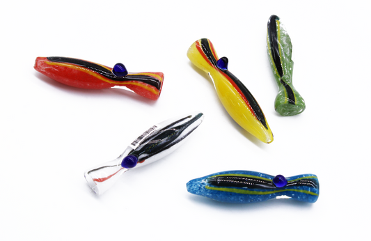 3" DICRO FRIT/ROD ART WORK CHILLUM | 1CT