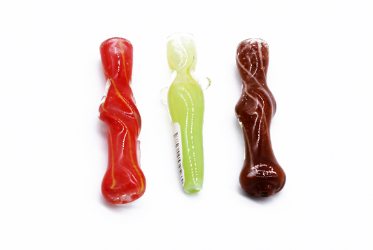 3" MIX COLOR FRIT CHILLUM | 1CT