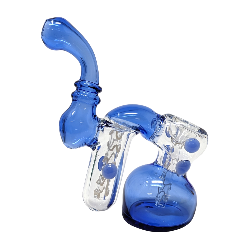 2 CHAMBER COLOR TUBE BUBBLER | HAND PIPE