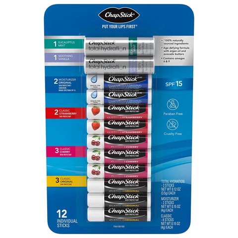 CHAPSTICK VARIETY PACK |12 CT