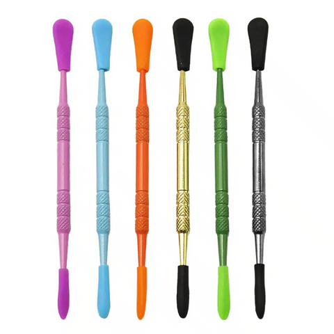 5" SILICONE SCOOP COLORED DAB TOOL