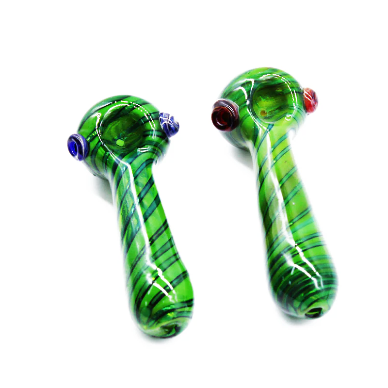 5" GREEN CANDY WORK | HAND PIPE