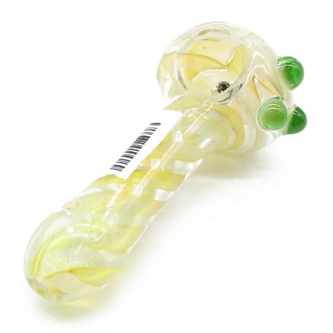 4" CLEAR SPIRAL HAND PIPE