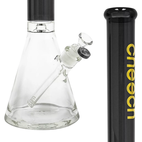 CHEECH WATER PIPE | 18″ BEAKER | BLACK