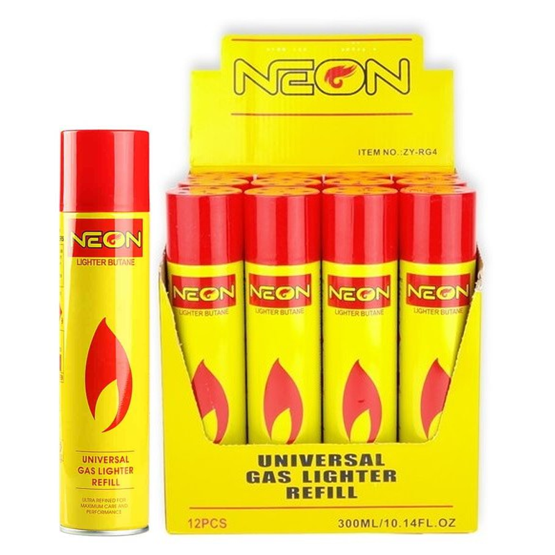 NEON UNIVERSAL LIGHTER REFILL GAS | 12CT