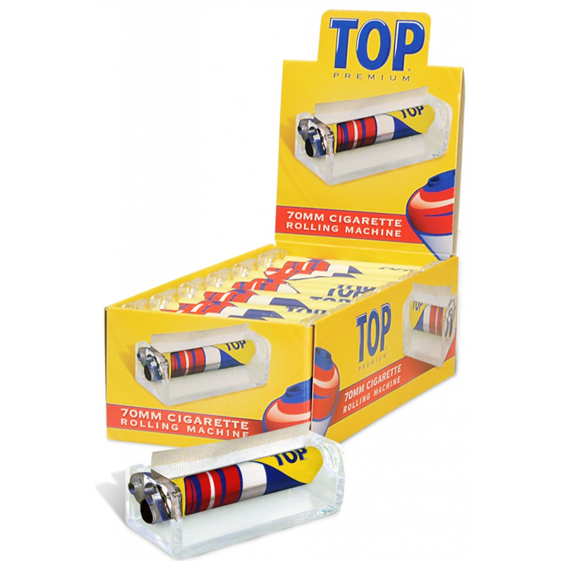 TOP PREMIUM CIGARETTE ROLLING MACHINE | 70MM STEEL | 10 CT PER BOX