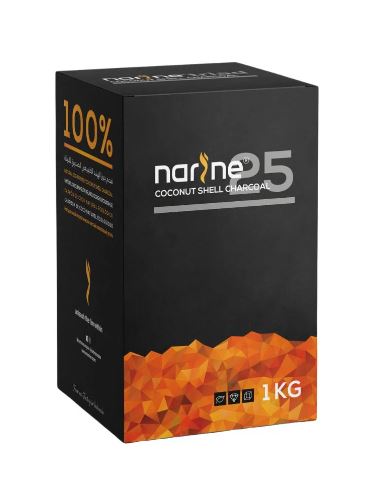 NARINE | COCONUT SHELL CHARCOAL  - 1KG ( 72PCS )