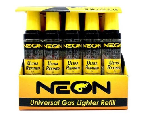 NEON ULTRA REFINED | GAS LIGHTER REFILL | 20 COUNT | 18ML
