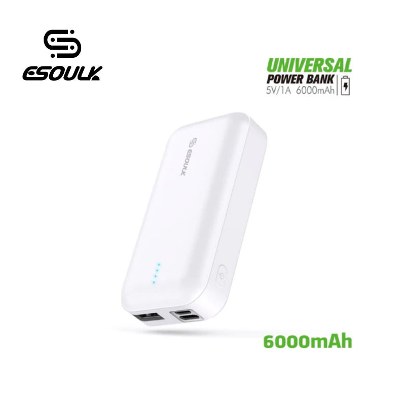 ESOULK UNIVERSAL POWER BANK | 6000 MAH
