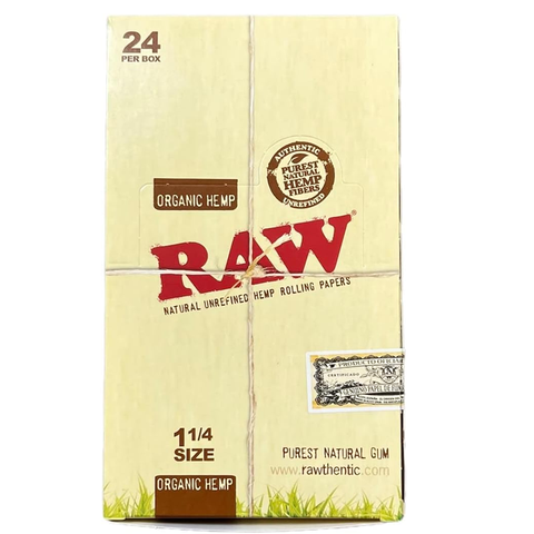 RAW ORGANIC PAPER | 1 1/4 | 24ct