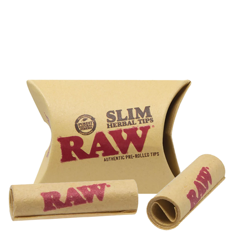 RAW SLIM HERBAL PRE ROLLED TIPS | 20ct