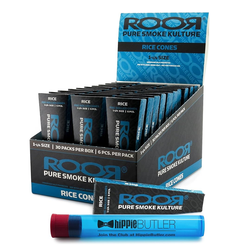 RICE PRE ROLLED CONES | ROOR | KING SIZE | 3CT