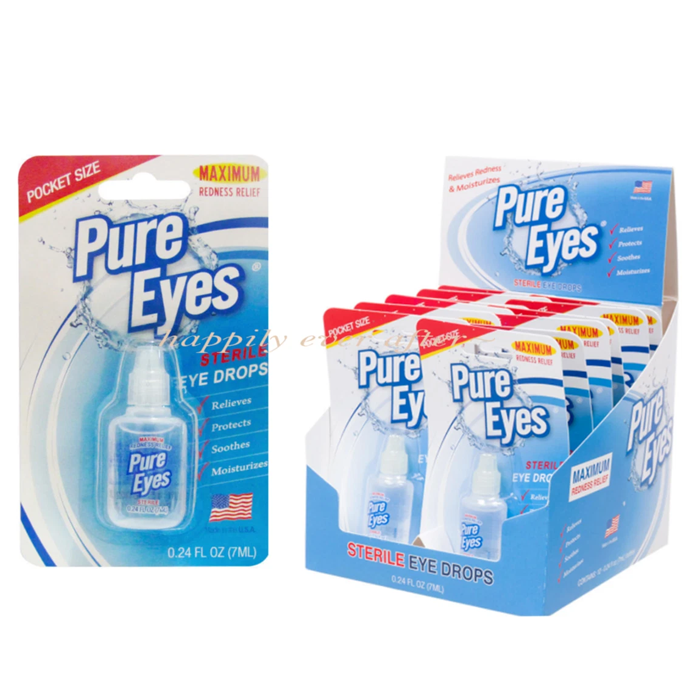 PURE EYES DROPS - 12 COUNT