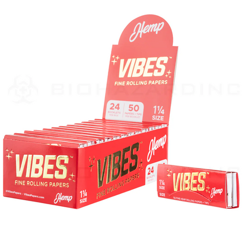 VIBES ROLLING PAPER 1 1/4 SIZE 50PK | 50CT