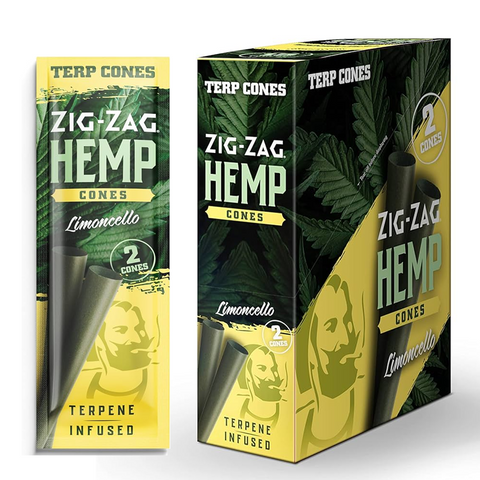 ZIG ZAG HEMP CONES | LIMONCELLO