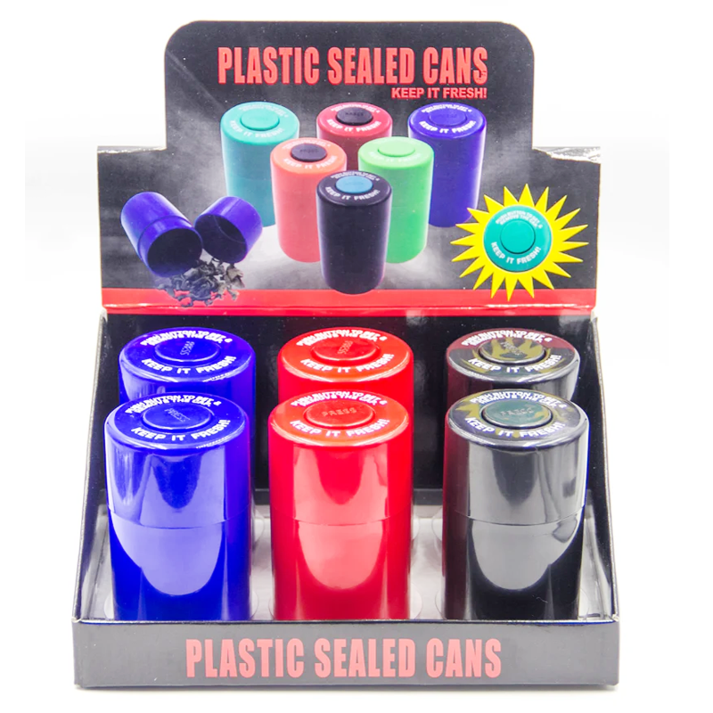 PLASTIC SEALED CANS