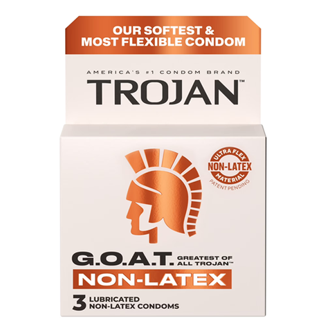 TROJAN G.O.A.T NON-LATEX CONDOMS 6 PACK | 3 COUNT PER PACK