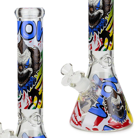 14" CLOWN PARTY BEAKER  WATER PIPE