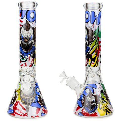 14" CLOWN PARTY BEAKER  WATER PIPE