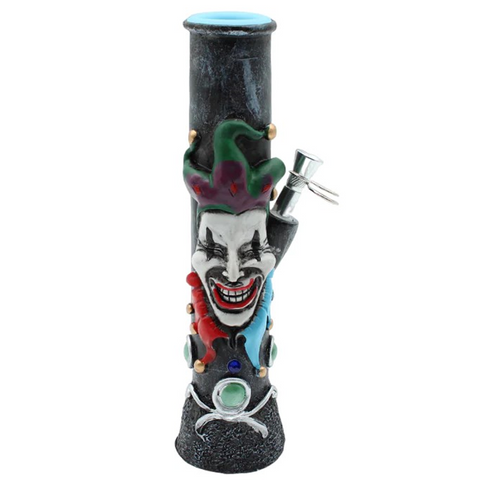 10" CLAY CLOWN FACE | WATER PIPE