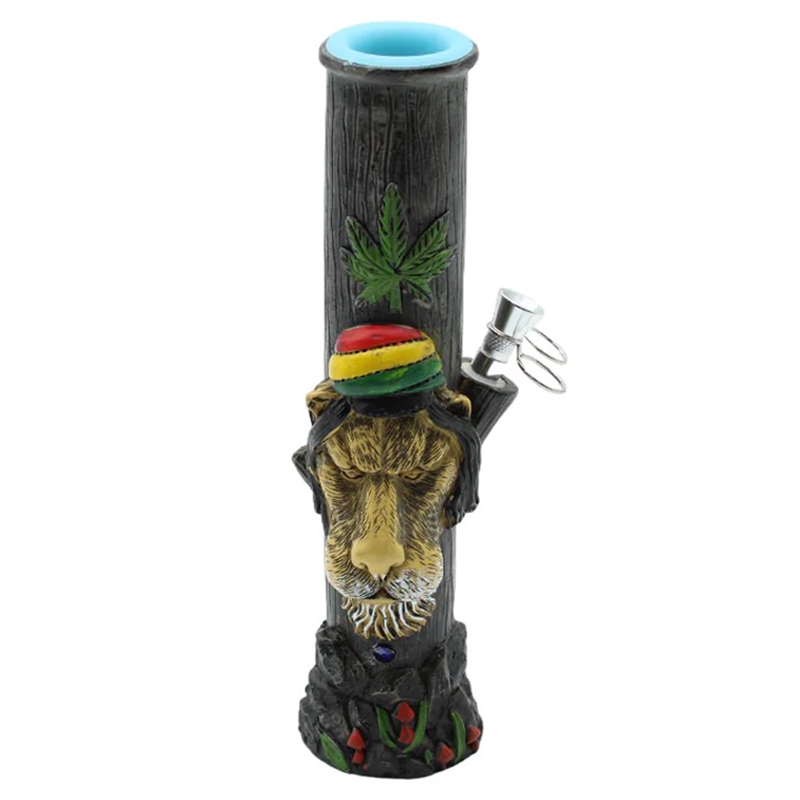 10" CLAY LION RASTA LOVE | WATER PIPE