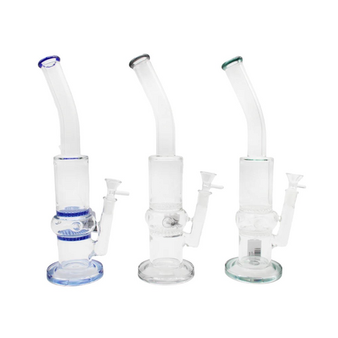 13" WATER PIPE DOUBLE HONEYCOMB