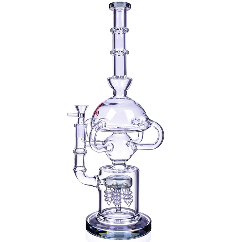 CHILL GLASS | BLACK | WATER PIPE | 16" BONG