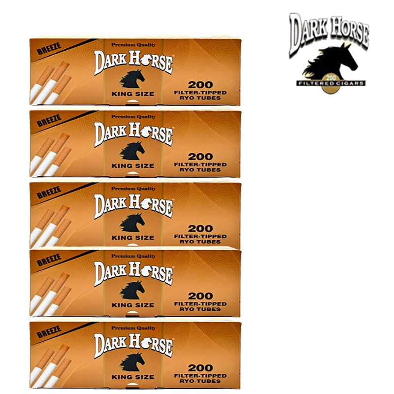 DARK HORSE CIGARETTE FILTER TUBES | KING SIZE | 5 COUNT SLEEVE