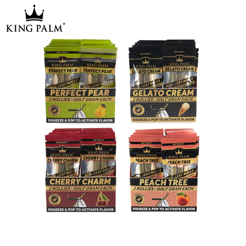 KING PALM 2 ROLLS | HOLDS HALF GRAM EACH