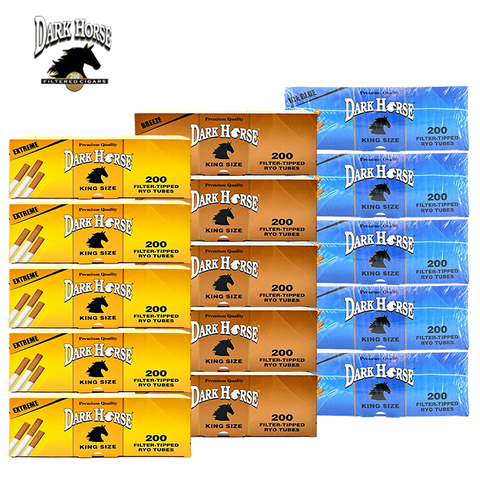 DARK HORSE CIGARETTE FILTER TUBES | KING SIZE | 5 COUNT SLEEVE