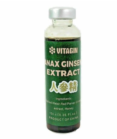 VITAGIN PANAX GINSENG EXTRACT | RED PANAX GINSENG ROOT |30CT (10ML BOTTLES)