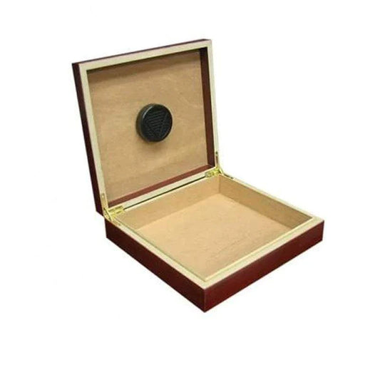 CHATEAU CHERRY TOP HUMIDOR HOLDS 20 CIGARS