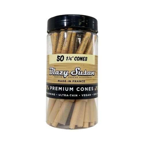 BLAZY SUSAN PREMIUM CONES | 1 1/4 SIZE | 50 COUNT