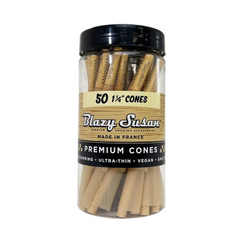 BLAZY SUSAN PREMIUM CONES | 1 1/4 SIZE | 50 COUNT