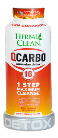 HERBAL CLEAN | QCARBO16 | DETOXIFY YOUR BODY | 16FL OZ