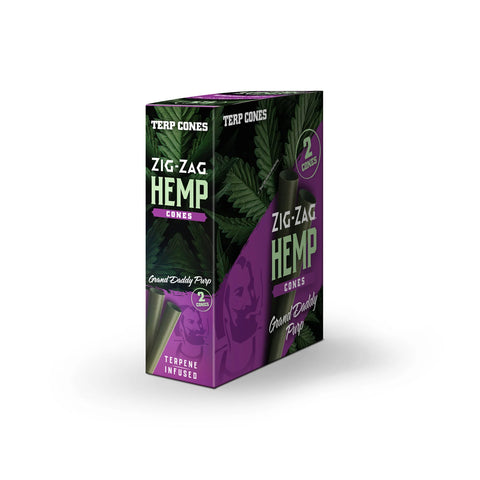 ZIG ZAG HEMP CONES | GRAND DADDY PURP