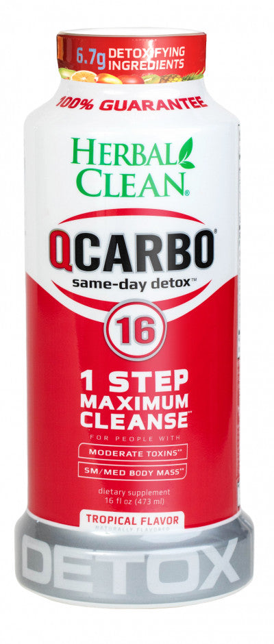 HERBAL CLEAN | QCARBO16 | DETOXIFY YOUR BODY | 16FL OZ